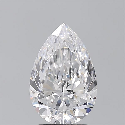 3.03 carat D-VVS1 Natūralus Pear Deimantas (1)