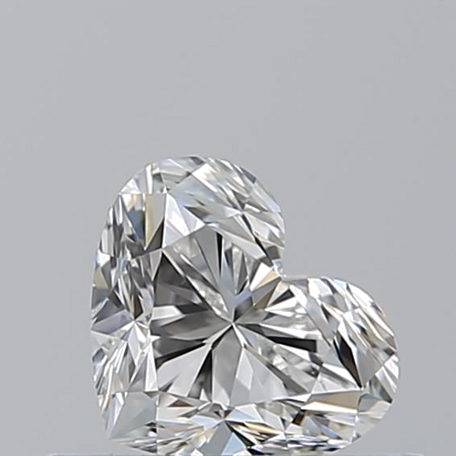 0.5 carat G-VVS2 Natūralus Heart Deimantas (1)