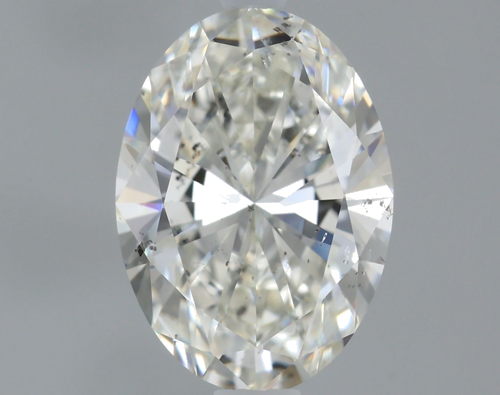 0.9 carat H-SI2 Natūralus Oval Deimantas (1)