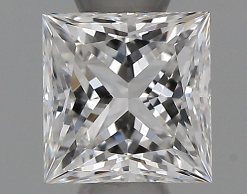 0.35 carat F-VVS1 Natūralus Princess Deimantas (1)