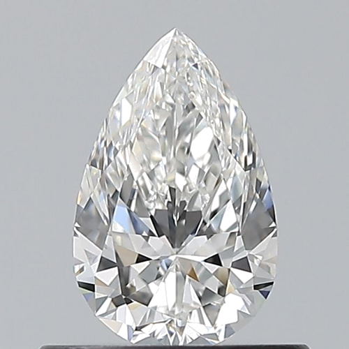 0.51 carat F-IF Natūralus Pear Deimantas (1)