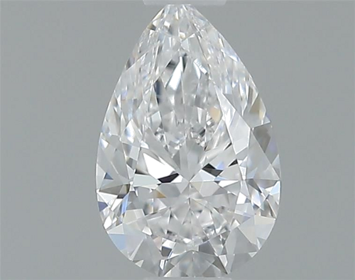 0.3 carat D-VVS2 Natūralus Pear Deimantas (1)