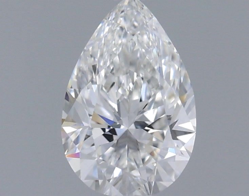 0.41 carat E-VVS1 Natūralus Pear Deimantas (1)