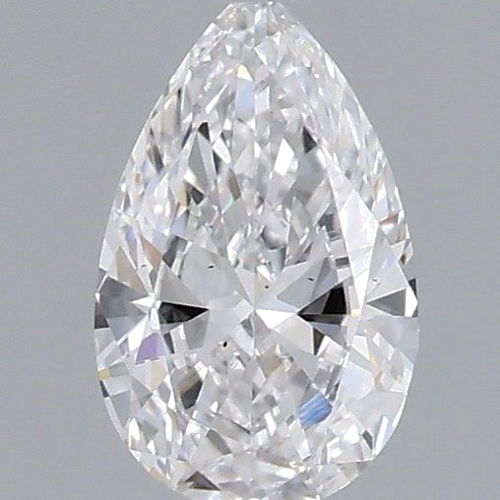 0.3 carat D-VS2 Natūralus Pear Deimantas (1)
