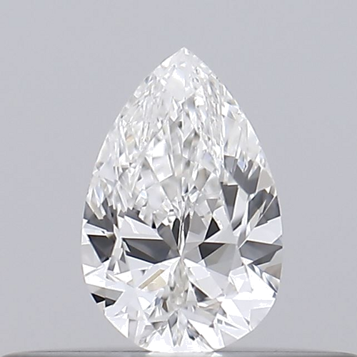 0.2 carat F-VS2 Natūralus Pear Deimantas (1)