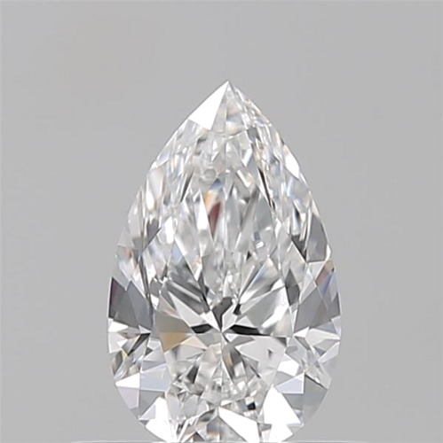 0.52 carat E-IF Natūralus Pear Deimantas (1)
