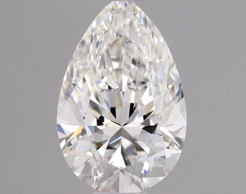 0.49 carat F-VVS1 Natūralus Pear Deimantas (1)