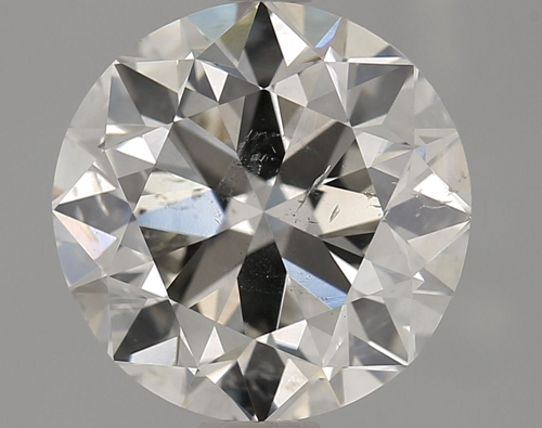 3.0 carat Faint Gray-SI2 Very Good cut Natūralus Round Deimantas (1)