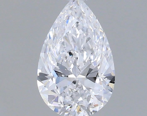 0.3 carat D-SI1 Natūralus Pear Deimantas (1)