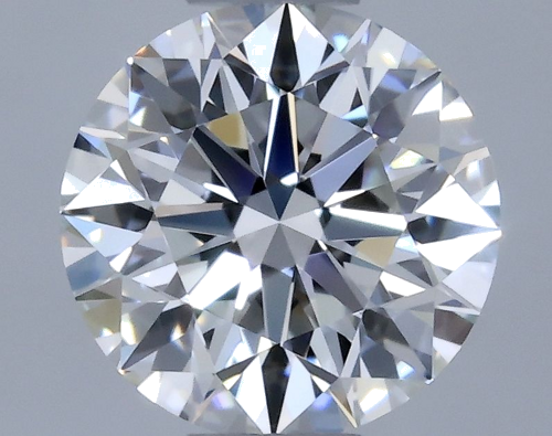 0.5 carat F-VVS1 Excellent cut Natūralus Round Deimantas (1)