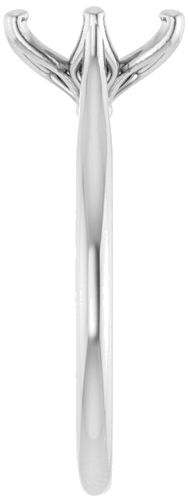 Sužadėtuvių Žiedas „Solitaire“ 585 Baltojo Aukso Oval 9mm x 7mm (4)