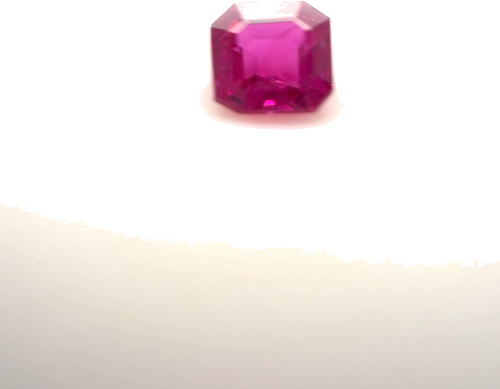 0.52 carat RED Asscher Rubinas (1)