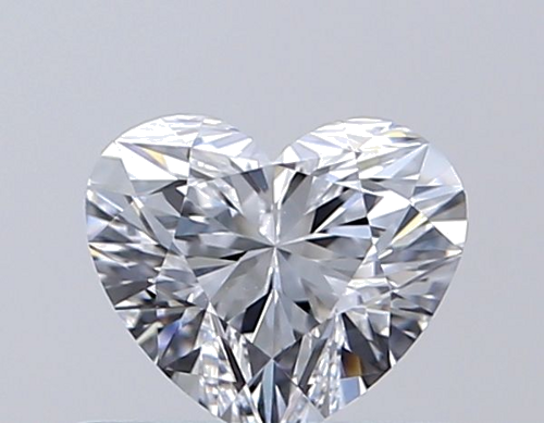 0.5 carat D-VS1 Natūralus Heart Deimantas (1)