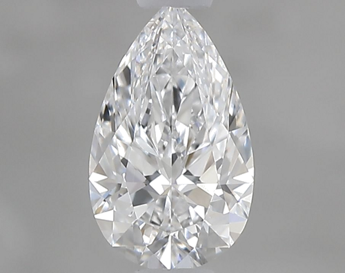 0.58 carat D-VS1 Natūralus Pear Deimantas (1)