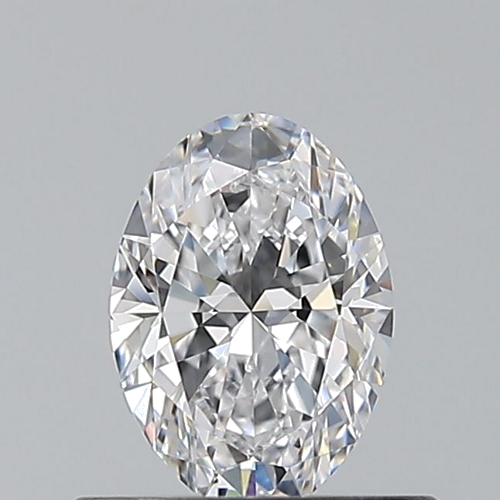 0.5 carat D-VVS2 Natūralus Oval Deimantas (1)