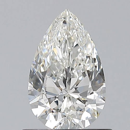 0.7 carat G-VVS1 Natūralus Pear Deimantas (1)