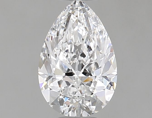 0.5 carat E-VVS1 Natūralus Pear Deimantas (1)
