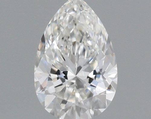 0.31 carat H-IF Natūralus Pear Deimantas (1)