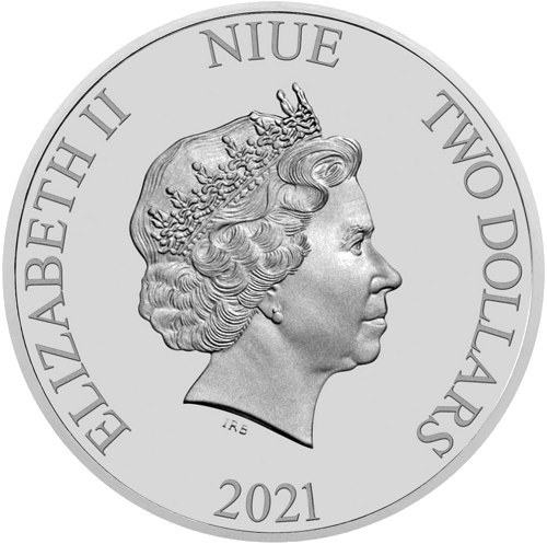 1 oz Пираты Карибского моря – Чёрная жемчужина 2021 Ниуэ 2 доллара серебряная монета (2)