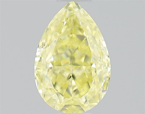 0.5 carat Fancy Yellow-VS1 Natūralus Pear Deimantas (1)