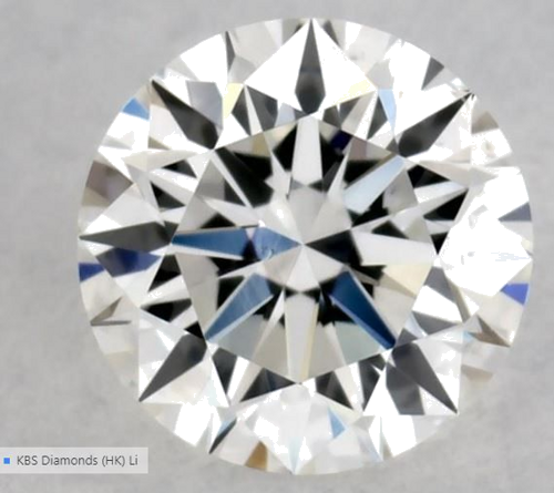 0.33 carat F-VS2 Excellent cut Natūralus Round Deimantas (1)
