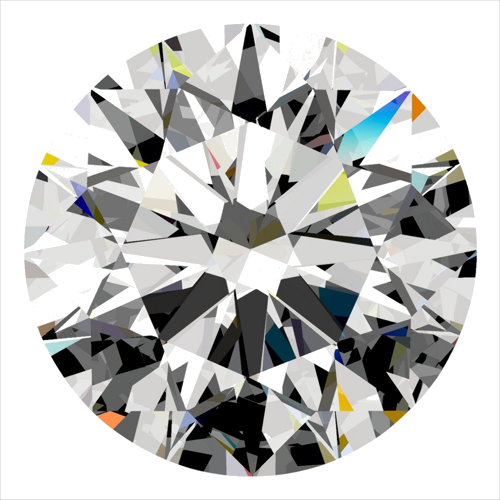 0.34 carat E-VVS2 Excellent cut Natūralus Round Deimantas (1)