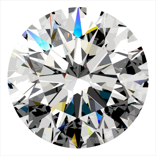 0.31 carat F-SI1 Excellent cut Natūralus Round Deimantas (1)