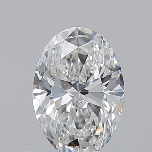 0.51 carat F-VVS1 Natūralus Oval Deimantas (1)