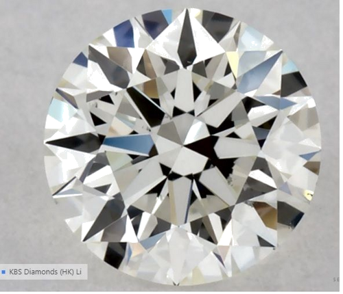 0.3 carat I-SI1 Excellent cut Natūralus Round Deimantas (1)