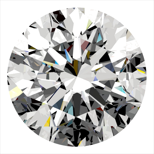 0.3 carat F-VVS2 Excellent cut Natūralus Round Deimantas (1)