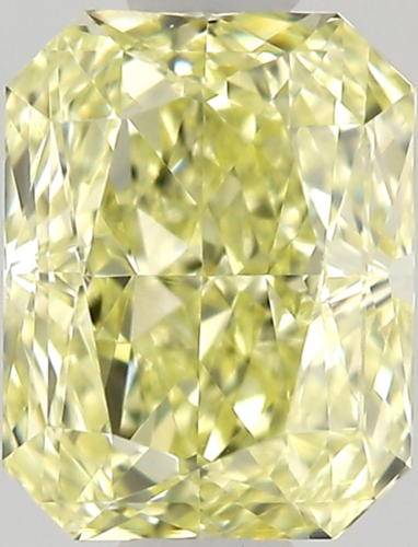 0.4 carat Fancy Light Yellow-VS1 Natūralus Radiant Deimantas (1)