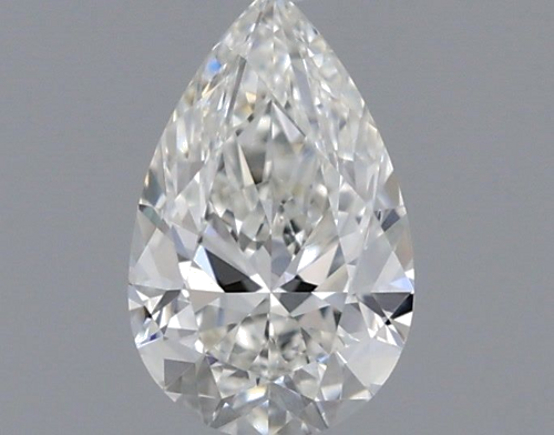 0.4 carat G-VVS1 Natūralus Pear Deimantas (1)