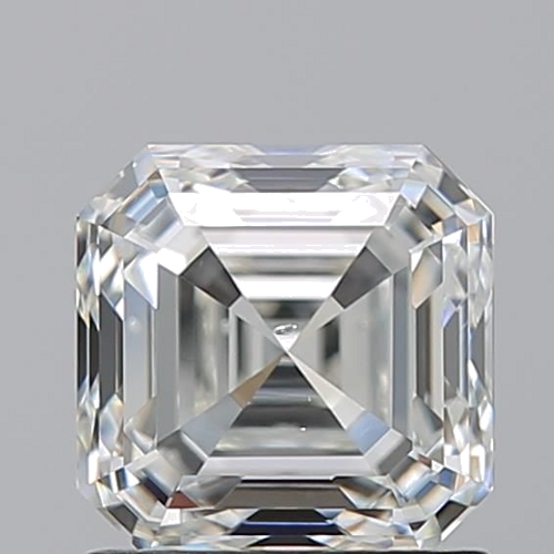 1.51 carat J-SI1 Natūralus Asscher Deimantas (1)