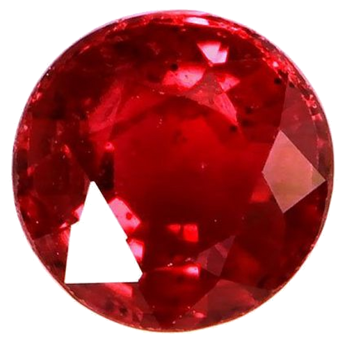 0.44 carat RED Round Rubinas (1)