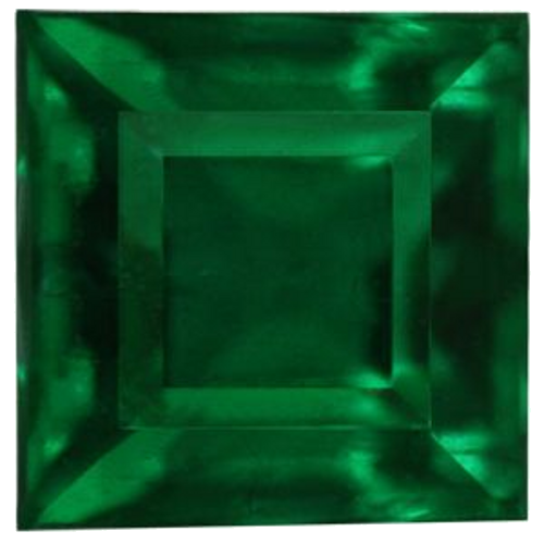 0.8 carat GREEN Square Smaragdas (1)