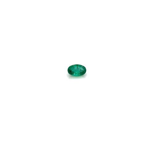 0.54 carat GREEN Oval Smaragdas (1)