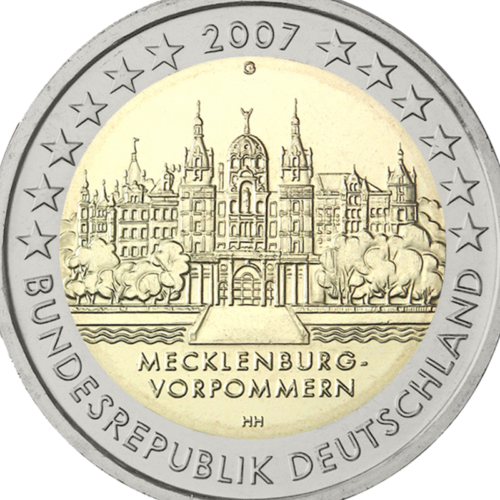 2007 Germany Schwerin Castle 2 euro coin (2)
