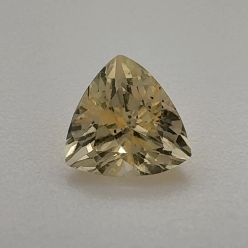 0.66 carat YELLOW Trilliant Topaz (1)