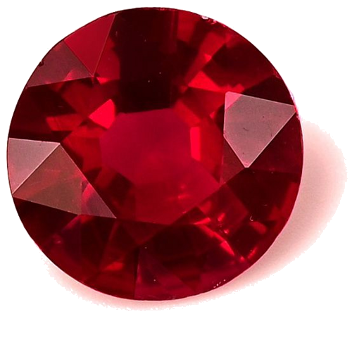 0.61 carat RED Round Rubinas (1)