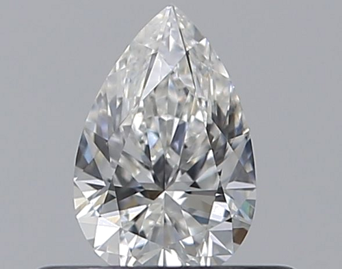 0.32 carat F-VS2 Natūralus Pear Deimantas (1)
