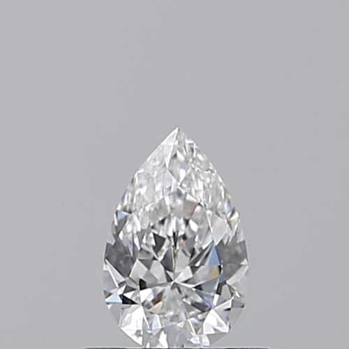 0.41 carat D-VVS1 Natūralus Pear Deimantas (1)