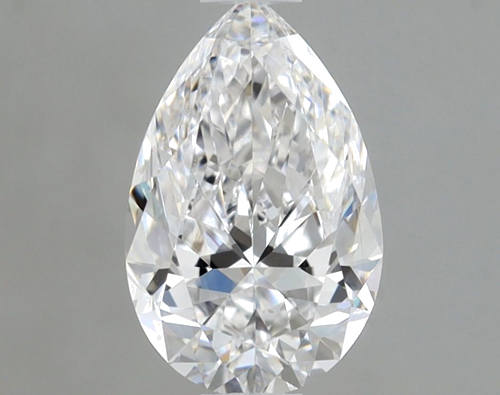 0.7 carat D-VS2 Natūralus Pear Deimantas (1)