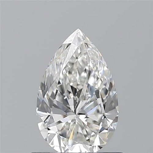 0.7 carat H-SI1 Natūralus Pear Deimantas (1)