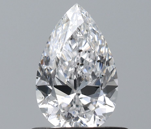 0.61 carat D-SI2 Natūralus Pear Deimantas (1)