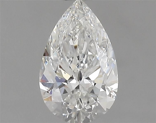0.52 carat F-SI1 Natūralus Pear Deimantas (1)