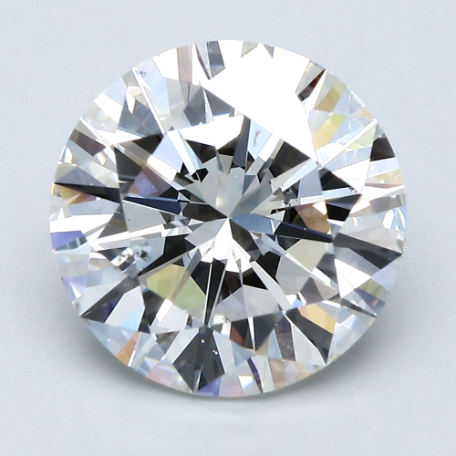 6.18 carat I-SI1 GD cut Natūralus Round Deimantas (1)