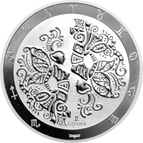 1 oz Gemini 2024 (Zodiac Series) Tokelau silver coin (1)