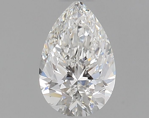 0.42 carat F-VVS1 Natūralus Pear Deimantas (1)