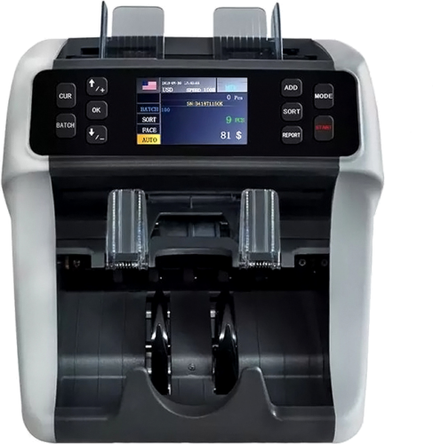 Two compartment banknote checking/counting/sorting machine Pro Wise 900 (2)