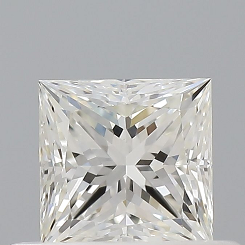 0.5 carat H-VVS2 Natūralus Princess Deimantas (1)